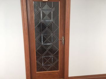 Drzwi Panel dekoracyjny Szkło 22 &amp;quot;* 64&amp;quot; Black Patina Natural Wood Style
