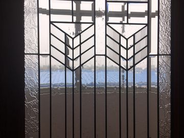 Inteiror Door Architektoniczne Szkło dekoracyjne, Czyste Bevelled Szklane Panele drzwi