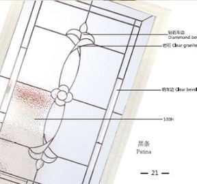 Projektowanie niestandardowe Szklane szyby dekoracyjne Izolacja termiczna / dźwiękowa