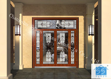 Hollow Insulated Privacy Panel dekoracyjny Szkło Czerwona miedziana grubość 25,4 MM