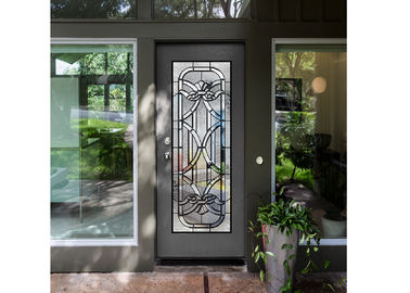 Zabytkowe dekoracyjne panele szklane, solidne płaskie hartowane panele szklane dla budownictwa