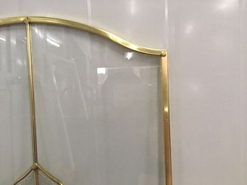 Twarde panele ze szkła dekoracyjnego do szafek, szkielet artystyczny matowy