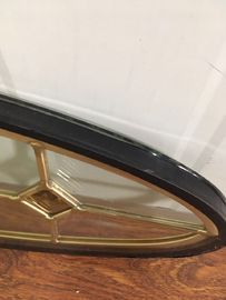 Custom Brass Dekoracyjne Drzwi Szklane, Jasne Jasne Szkło Dekoracyjne Panele