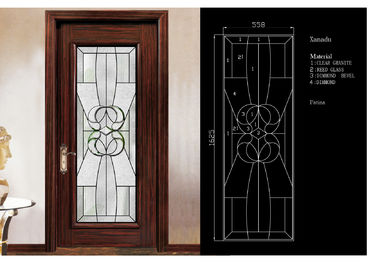 Tradycyjne drzwi Panel dekoracyjny Szkło 3mm-19mm Clear Tinted &amp;amp; Reflective Glass