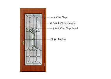 Drzwi Okna Dekoracyjne Szkło Wzorzyste Izolacja Cieplna Dźwięku Keep Warm