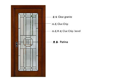 Przeciwpożarowe, gładkie drzwi przesuwne z francuskiego patio, bezpieczne drzwi przesuwne z francuskiego szkła