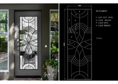 naturalne światło.  eleganckie drzwi wejściowe Dekoracyjne szkło Okna proste Diffusion Art